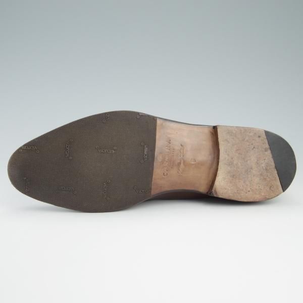 美品★(スペイン製)CARMINA/カルミナ SIZE 6【定価￥72,600-★タッセルローファー/80215】UETAMラスト/カーフ/MARRON/茶/メンズ★f712