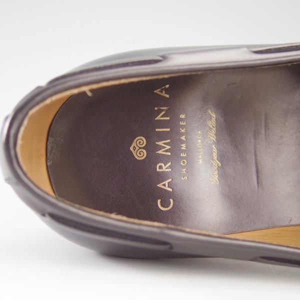 美品★(スペイン製)CARMINA/カルミナ SIZE 6【定価￥72,600-★タッセルローファー/734】FORESTラスト/カーフ/NEGRO/黒/メンズ★f713