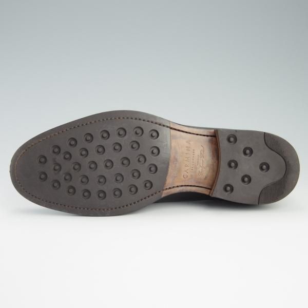極上★(スペイン製)CARMINA/カルミナ SIZE 6【定価￥72,600-★コインローファー/80578】GENOVAラスト/ボックスカーフ/黒/メンズ★f714
