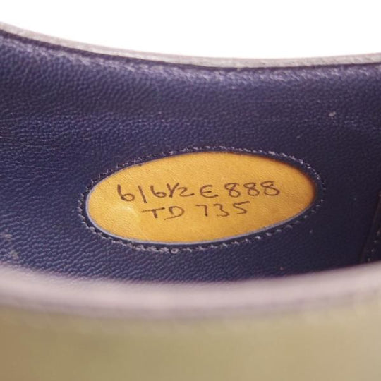 未使用★エドワードグリーン 6E【オーダー価格35万円★トップドロワー/888ラスト】オックスフォードシューズ/カーフ/EDWARD GREEN★f721