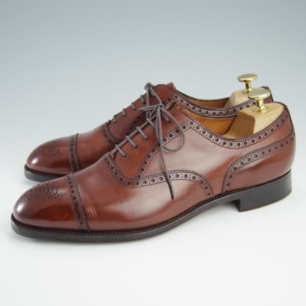 極上★エドワードグリーン 7.5E【貴重★カドガン/CADOGAN/旧工場製/マスターロイド】202ラスト/茶/Lloyd Footwear/EDWARD GREEN★f722