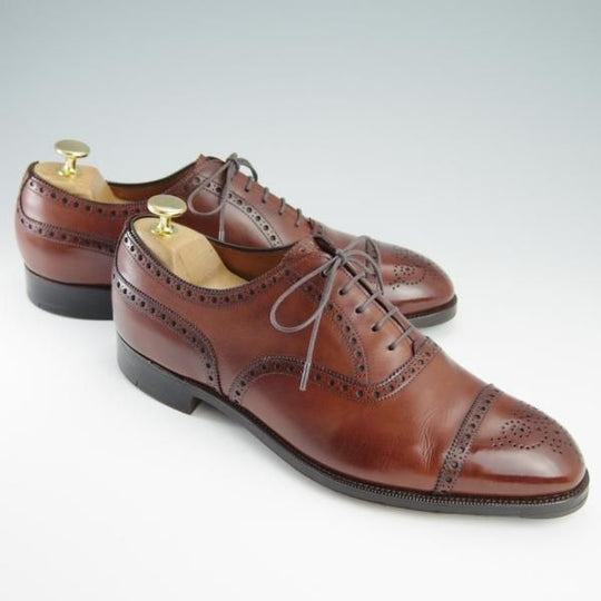 極上★エドワードグリーン 7.5E【貴重★カドガン/CADOGAN/旧工場製/マスターロイド】202ラスト/茶/Lloyd Footwear/EDWARD GREEN★f722