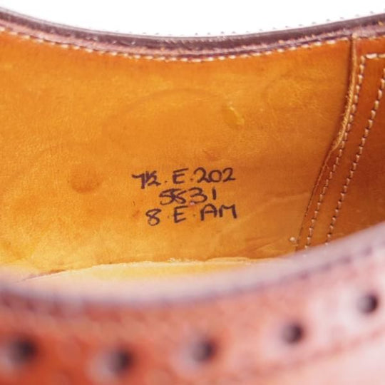 極上★エドワードグリーン 7.5E【貴重★カドガン/CADOGAN/旧工場製/マスターロイド】202ラスト/茶/Lloyd Footwear/EDWARD GREEN★f722