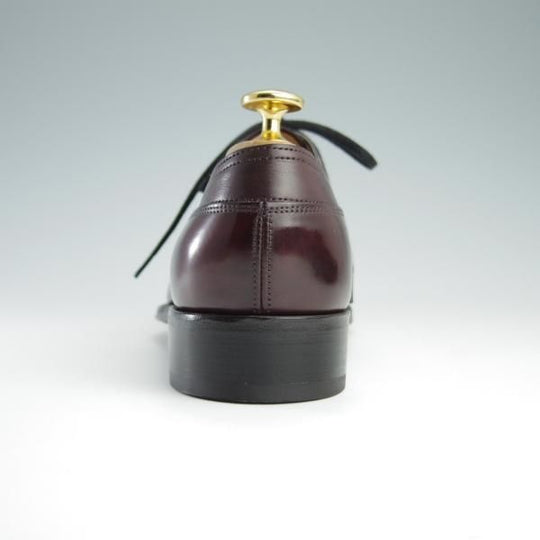 美品★ジョンロブ 5.5D【定価20万円以上★プレステージライン/SUTTON/8000ラスト】ミュージアムカーフ/PLUM/赤茶/メンズ/JOHN LOBB★f723