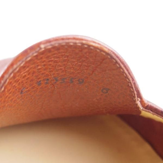 未使用★(伊)タニノクリスチー SIZE 6【貴重★デッドストック品/コインローファー/123559】グレインレザー/茶/メンズ/TANINO CRISCI★f725