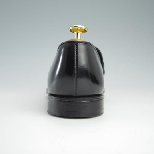 美品★クロケット&ジョーンズ 5E【定価￥95,700-★BEAMS F別注/バタフライローファー】BRIMSTONE/302ラスト/黒/Crockett&Jones★f730