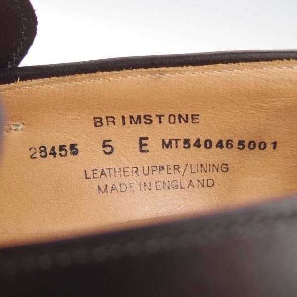 美品★クロケット&ジョーンズ 5E【定価￥95,700-★BEAMS F別注/バタフライローファー】BRIMSTONE/302ラスト/黒/Crockett&Jones★f730