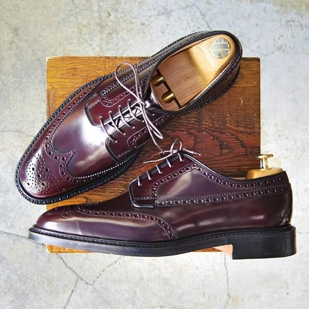 新品★チャーチ 85F/UK8.5【定価￥103,400-★GRAFTON/173ラスト】グラフトン/フルブローグ/ポリッシュドバインダーカーフ/Church's★f732