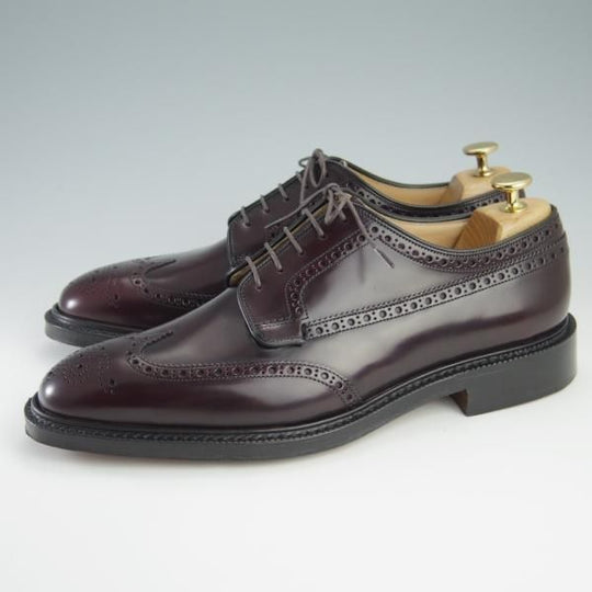 新品★チャーチ 85F/UK8.5【定価￥103,400-★GRAFTON/173ラスト】グラフトン/フルブローグ/ポリッシュドバインダーカーフ/Church's★f732