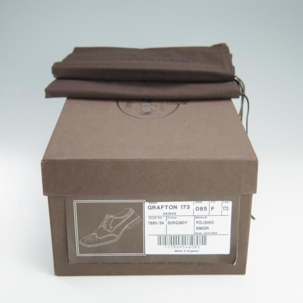 新品★チャーチ 85F/UK8.5【定価￥103,400-★GRAFTON/173ラスト】グラフトン/フルブローグ/ポリッシュドバインダーカーフ/Church's★f732