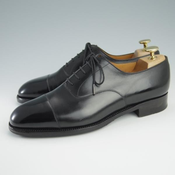 極上★J.M.ウェストン 6E【定価￥126,500-★ストレートチップ/300/11ラスト】ボックスカーフ/黒/メンズ/Weston/ウエストン★f733