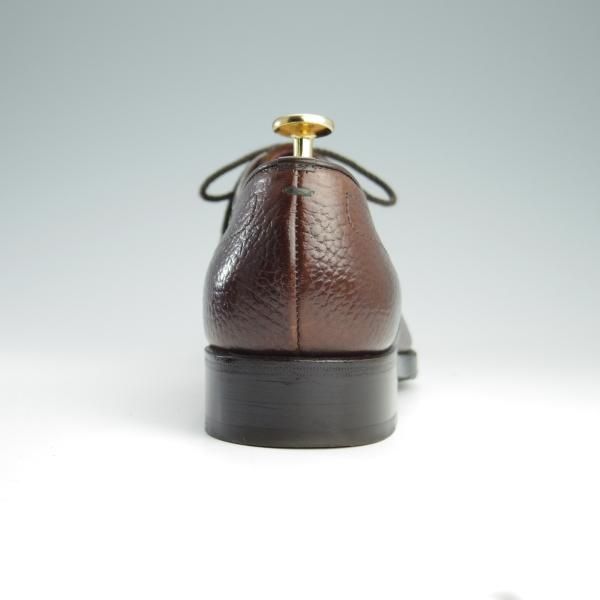 美品★(伊)LIDFORT/リドフォルト SIZE 7【定価￥108,000-★バッファロー(水牛)革ソール仕様】濃茶/World Footwear Gallery★f734