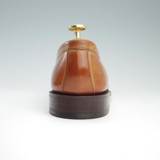 極上★(英)チーニー 7.5F【★コインローファー/カーフ】薄茶/メンズ/CHEANEY★f737