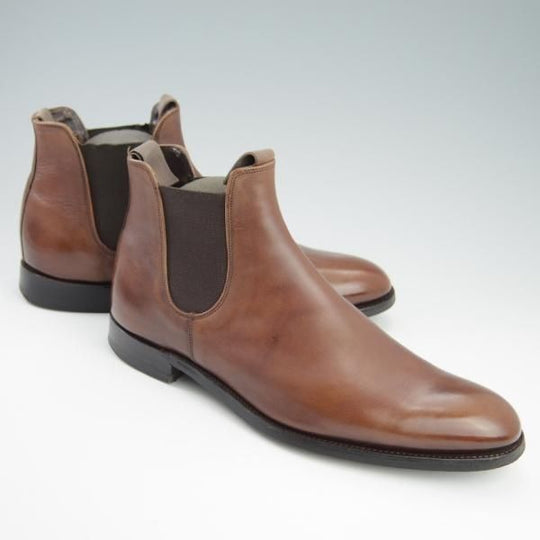 極上★(英)グレンソン 8F【★サイドゴアブーツ/35999-235】カーフ/濃茶/メンズ/GRENSON★f740