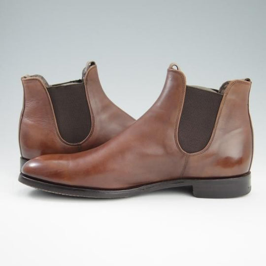 極上★(英)グレンソン 8F【★サイドゴアブーツ/35999-235】カーフ/濃茶/メンズ/GRENSON★f740