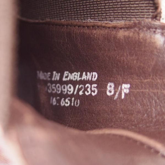 極上★(英)グレンソン 8F【★サイドゴアブーツ/35999-235】カーフ/濃茶/メンズ/GRENSON★f740