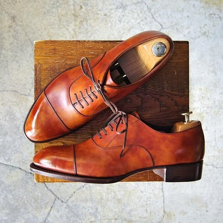 未使用★シェットランドフォックス SIZE 6.5【定価￥64,800-★ケンジントンシリーズ/3013SF】ストレートチップ/カーフ/Shetlandfox★f741