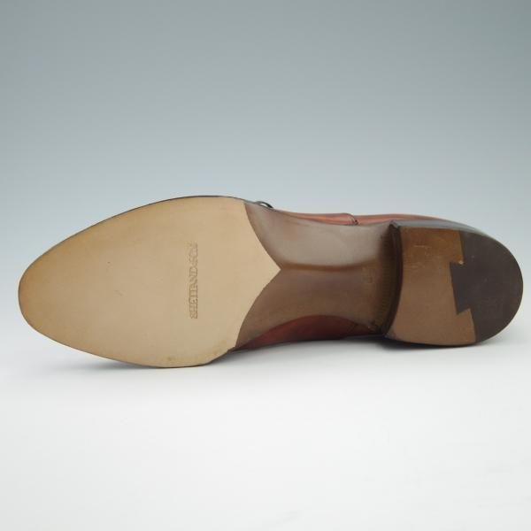 未使用★シェットランドフォックス SIZE 6.5【定価￥64,800-★ケンジントンシリーズ/3013SF】ストレートチップ/カーフ/Shetlandfox★f741