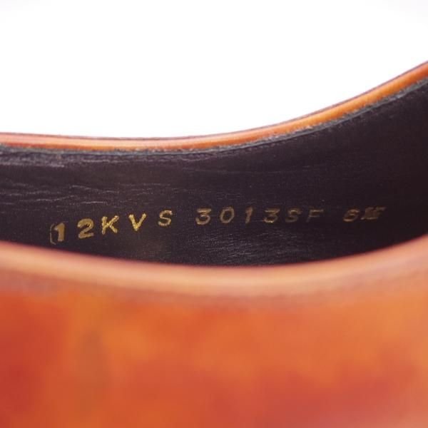 未使用★シェットランドフォックス SIZE 6.5【定価￥64,800-★ケンジントンシリーズ/3013SF】ストレートチップ/カーフ/Shetlandfox★f741