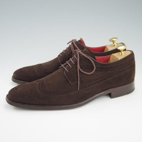 美品★(スペイン製)コードウェイナー SIZE 6.5【定価￥39,900-★グッドイヤーウェルテッド製法/ワールドフットウェアギャラリー取扱】LOMBARD/濃茶/Cordwainer★f742