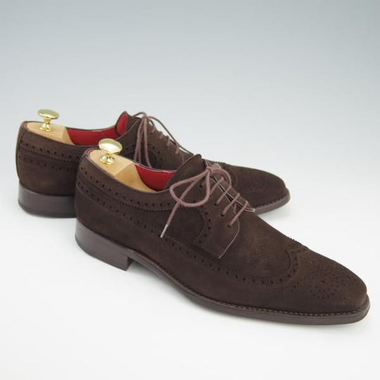 美品★(スペイン製)コードウェイナー SIZE 6.5【定価￥39,900-★グッドイヤーウェルテッド製法/ワールドフットウェアギャラリー取扱】LOMBARD/濃茶/Cordwainer★f742