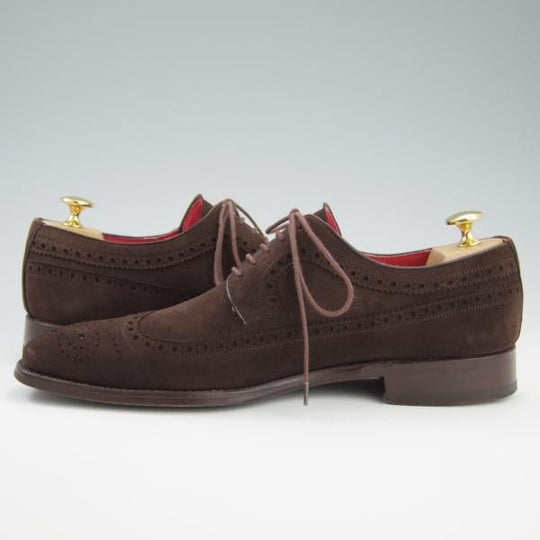 美品★(スペイン製)コードウェイナー SIZE 6.5【定価￥39,900-★グッドイヤーウェルテッド製法/ワールドフットウェアギャラリー取扱】LOMBARD/濃茶/Cordwainer★f742