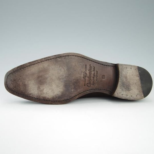 美品★(スペイン製)コードウェイナー SIZE 6.5【定価￥39,900-★グッドイヤーウェルテッド製法/ワールドフットウェアギャラリー取扱】LOMBARD/濃茶/Cordwainer★f742