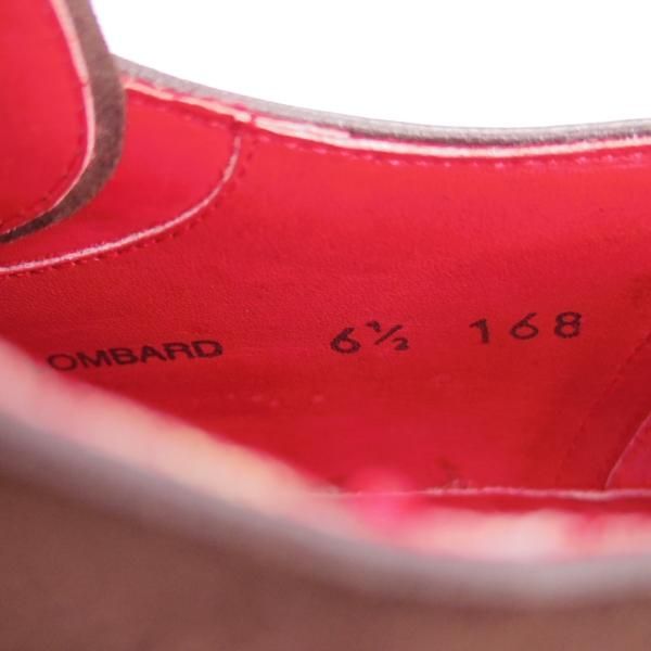 美品★(スペイン製)コードウェイナー SIZE 6.5【定価￥39,900-★グッドイヤーウェルテッド製法/ワールドフットウェアギャラリー取扱】LOMBARD/濃茶/Cordwainer★f742