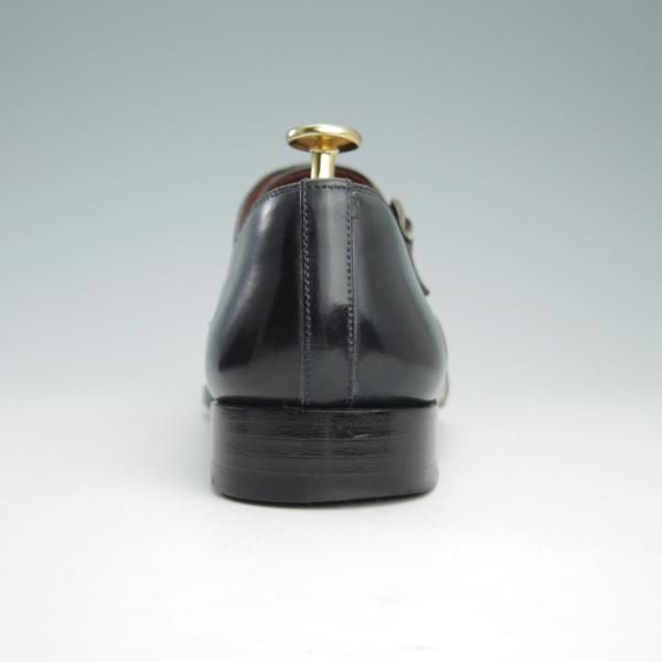 極上★(スペイン製)マグナーニ SIZE 39【現行定価7万円程度★オパンケ/ボロネーゼ製法】19567/ダブルモンク/カーフ/紺/MAGNANNI★f745
