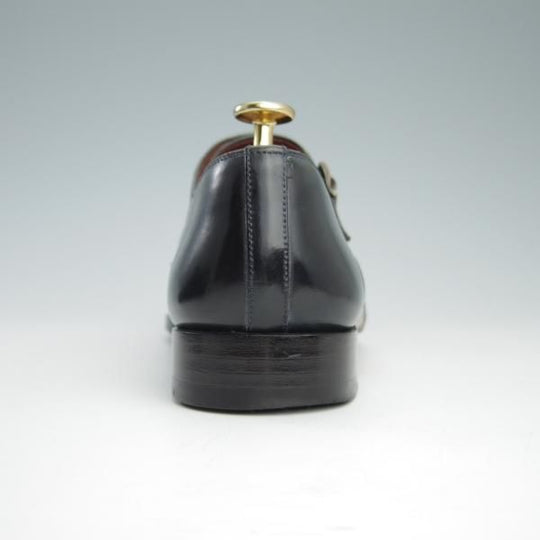 極上★(スペイン製)マグナーニ SIZE 39【現行定価7万円程度★オパンケ/ボロネーゼ製法】19567/ダブルモンク/カーフ/紺/MAGNANNI★f745