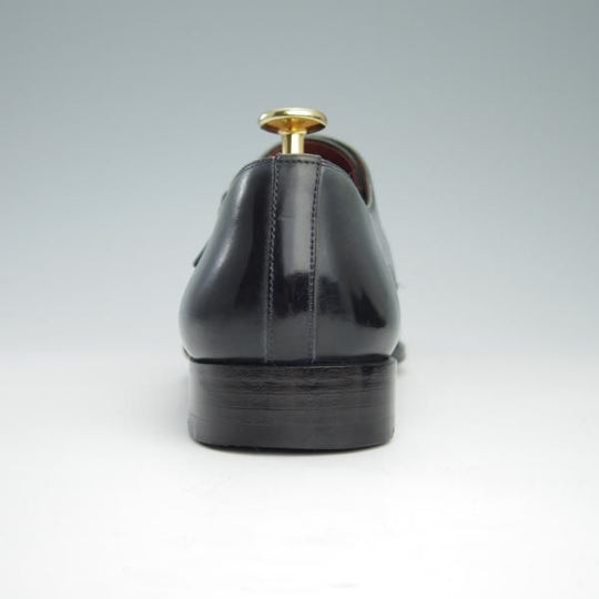 極上★(スペイン製)マグナーニ SIZE 39【現行定価7万円程度★オパンケ/ボロネーゼ製法】19567/ダブルモンク/カーフ/紺/MAGNANNI★f745