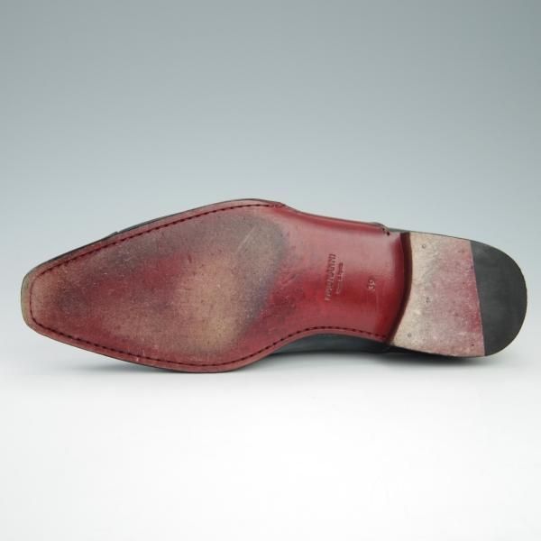 極上★(スペイン製)マグナーニ SIZE 39【現行定価7万円程度★オパンケ/ボロネーゼ製法】19567/ダブルモンク/カーフ/紺/MAGNANNI★f745