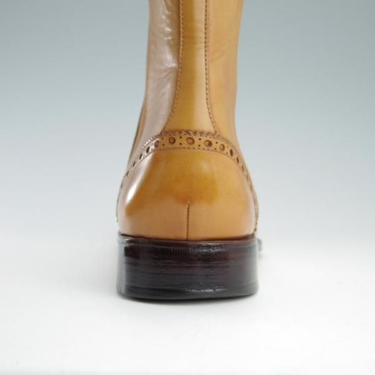 極上★(スペイン製)カルミナ/旧アルバラデホ 8E【貴重★20周年記念モデル/トレーディングポスト】サイドゴアブーツ/薄茶/CARMINA★f755