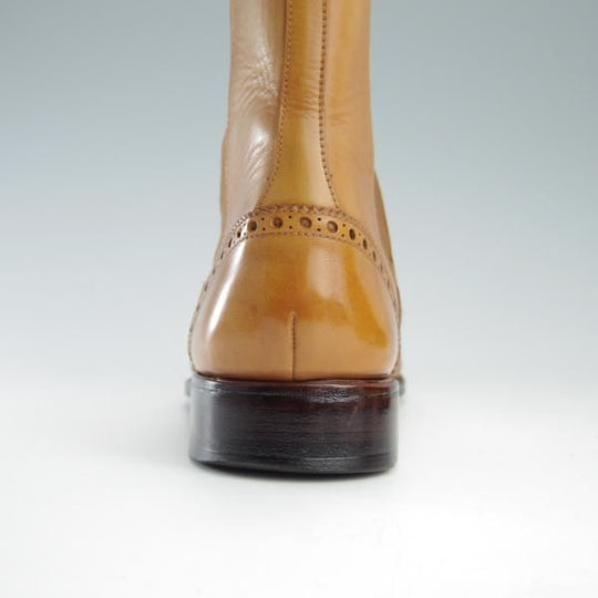 極上★(スペイン製)カルミナ/旧アルバラデホ 8E【貴重★20周年記念モデル/トレーディングポスト】サイドゴアブーツ/薄茶/CARMINA★f755