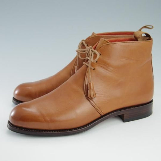 極上★(スペイン製)CARMINA/カルミナ(レディース) SIZE 4【★チャッカブーツ/1527】OSCARIAラスト/ベガノカーフ/薄茶★f758