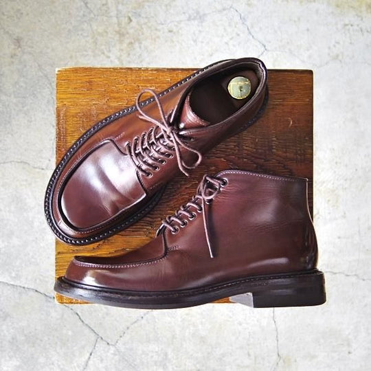 極美品★(伊)シルバノ・マッツァ(レディース) SIZE 36.5【コードバン仕様★濃茶/ブラウン/シガー色似寄り】98340/Silvano Mazza★f760