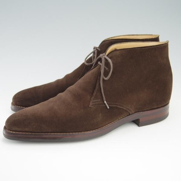 極上★クロケット&ジョーンズ 7.5E【定価￥90,200-★ダイナイトソール仕様/TETBURY】348ラスト/チャッカブーツ/Crockett&Jones★f761