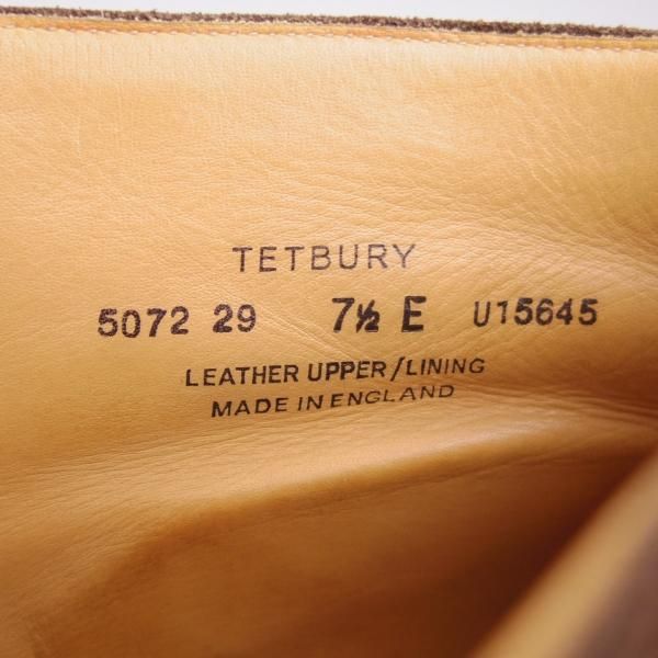 極上★クロケット&ジョーンズ 7.5E【定価￥90,200-★ダイナイトソール仕様/TETBURY】348ラスト/チャッカブーツ/Crockett&Jones★f761