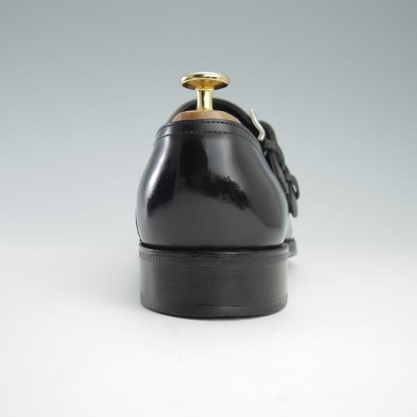 美品★ジョンロブ 5.5E【定価￥275,000-★プレステージライン/CHAPEL/8000ラスト】ミスティカーフ/ダブルモンク/黒/JOHN LOBB★f762