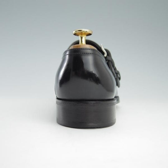 美品★ジョンロブ 5.5E【定価￥275,000-★プレステージライン/CHAPEL/8000ラスト】ミスティカーフ/ダブルモンク/黒/JOHN LOBB★f762