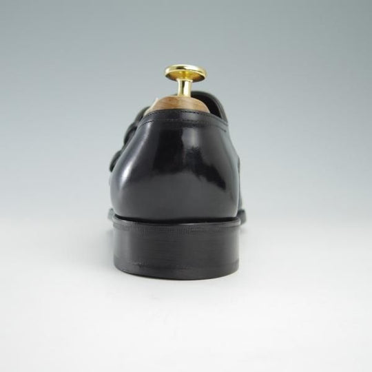 美品★ジョンロブ 5.5E【定価￥275,000-★プレステージライン/CHAPEL/8000ラスト】ミスティカーフ/ダブルモンク/黒/JOHN LOBB★f762