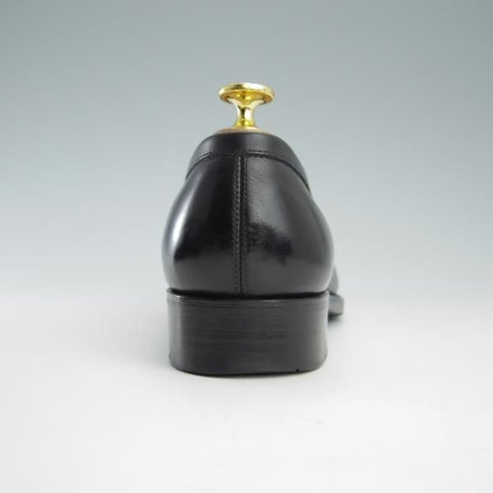 美品★三陽山長 SIZE 6.5【定価￥74,800-★弥三郎/R2013ラスト】コインローファー/カーフ/黒/メンズ/SanyoYamacho★f764
