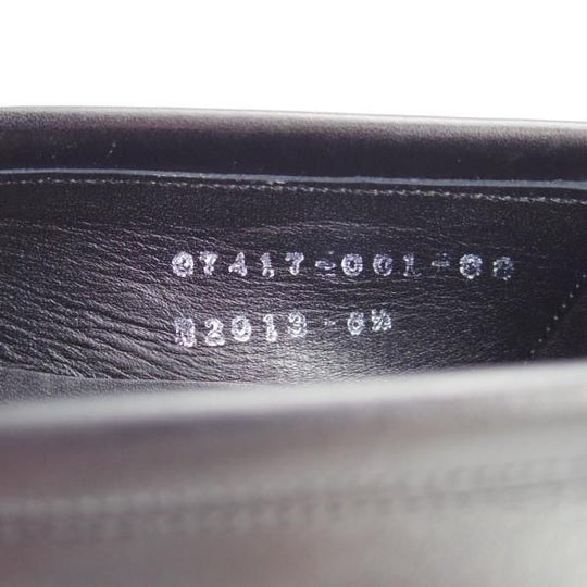 美品★三陽山長 SIZE 6.5【定価￥74,800-★弥三郎/R2013ラスト】コインローファー/カーフ/黒/メンズ/SanyoYamacho★f764