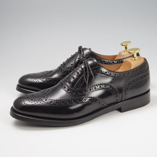新品★チャーチ(レディース) SIZE 36.5【定価￥114,400-★バーウッド/BURWOOD WG】ポリッシュドバインダーカーフ/黒/Church's★f771