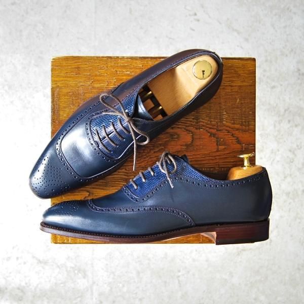 新品☆(スペイン製)CARMINA/カルミナ SIZE 7【高額☆リザード革