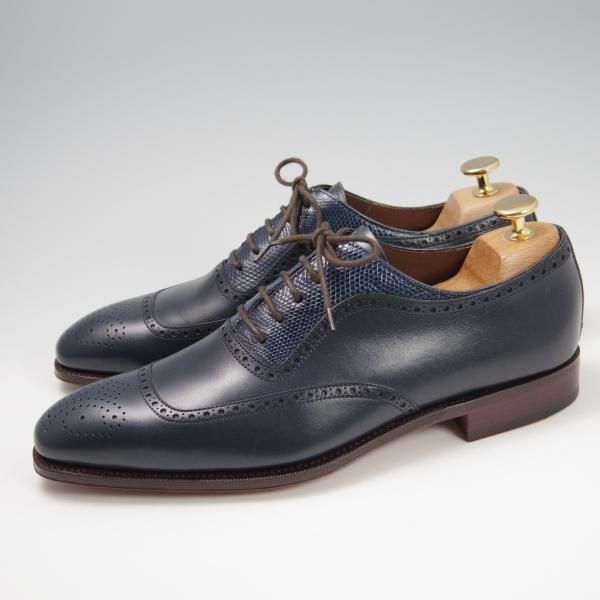 新品☆(スペイン製)CARMINA/カルミナ SIZE 7【高額☆リザード革