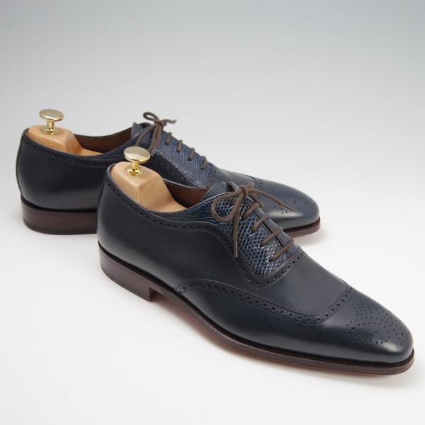 新品☆(スペイン製)CARMINA/カルミナ SIZE 7【高額☆リザード革