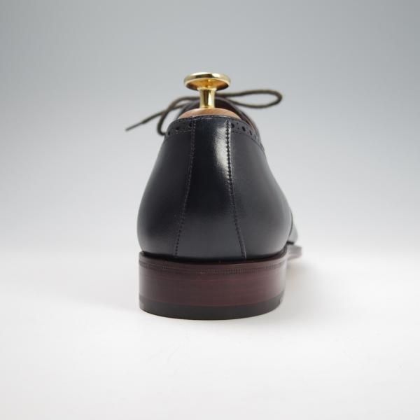 新品★(スペイン製)CARMINA/カルミナ SIZE 7【高額★リザード革×ベガノカーフ/80373】RAINラスト/オックスフォードシューズ/紺★f772