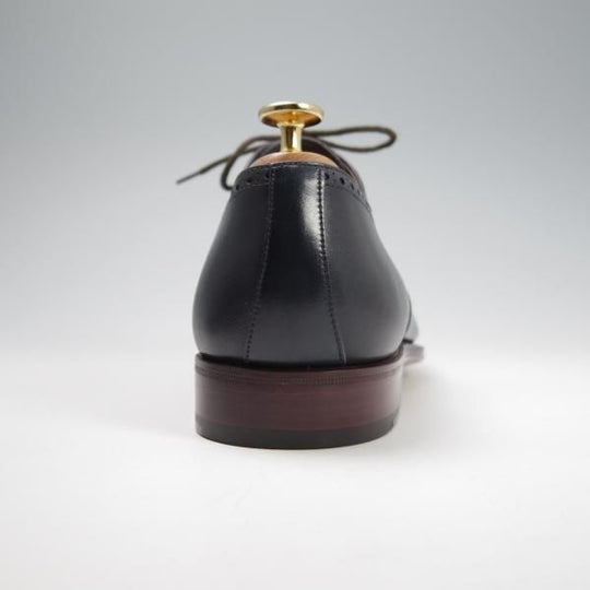 新品★(スペイン製)CARMINA/カルミナ SIZE 7【高額★リザード革×ベガノカーフ/80373】RAINラスト/オックスフォードシューズ/紺★f772