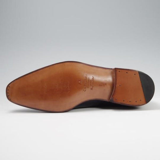 新品★(スペイン製)CARMINA/カルミナ SIZE 7【高額★リザード革×ベガノカーフ/80373】RAINラスト/オックスフォードシューズ/紺★f772